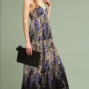 Anthropologie Floreat Adelia Flowy Maxi Dress
